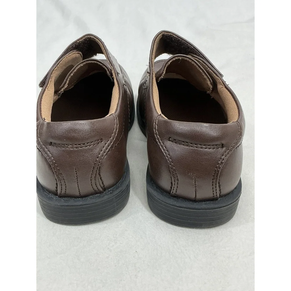 Boys Smart Fit Brown Dress Shoes 9.5 W